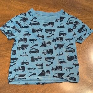 O'Mighty Kids' Tees - Blue and Navy with Vehicle Prints